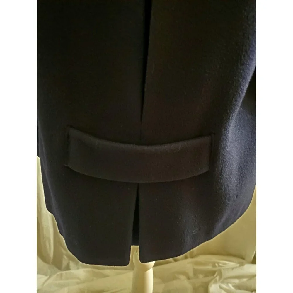 Rare Stroocks WoolL.S. Ayres Indianapolis Open Front Coat Dark Romantic Warm Lrg - Picture 10 of 16